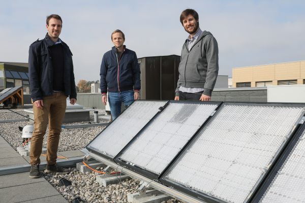 I tre fondatori di Insolight che produce pannelli ad altissima efficienza