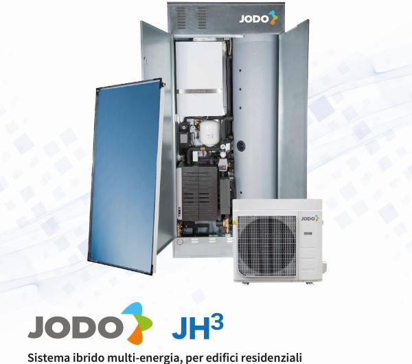Sistema ibrido multi energia Atag Jodo JH3 per il residenziale
