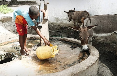 Pozzo di acqua non potabile