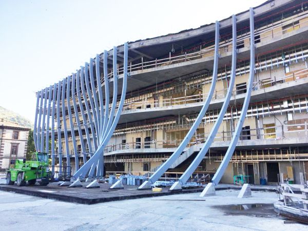 Il cantiere di Aosta per la Nuova università Valdostana 