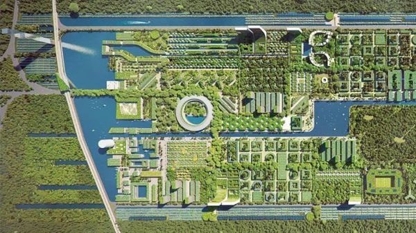 Masterplan del progetto Forest City in Messico di Stefano Boeri