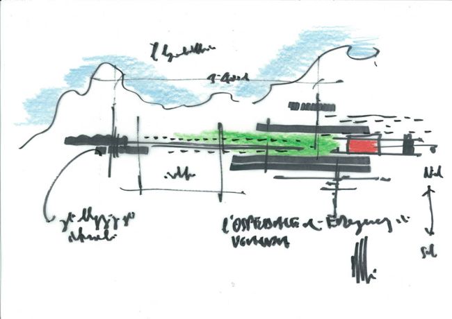 Disegni Renzo Piano nuovo ospedale di Emergency in Uganda 