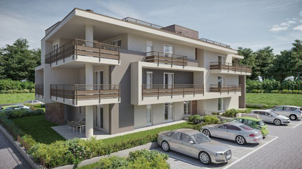 Una delle palazzine del progetto Vanaghello Green 