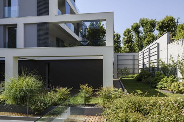 soluzioni a verde Laterlite a base di argilla espansa Leca per la Casa sul Parco a Fidenza