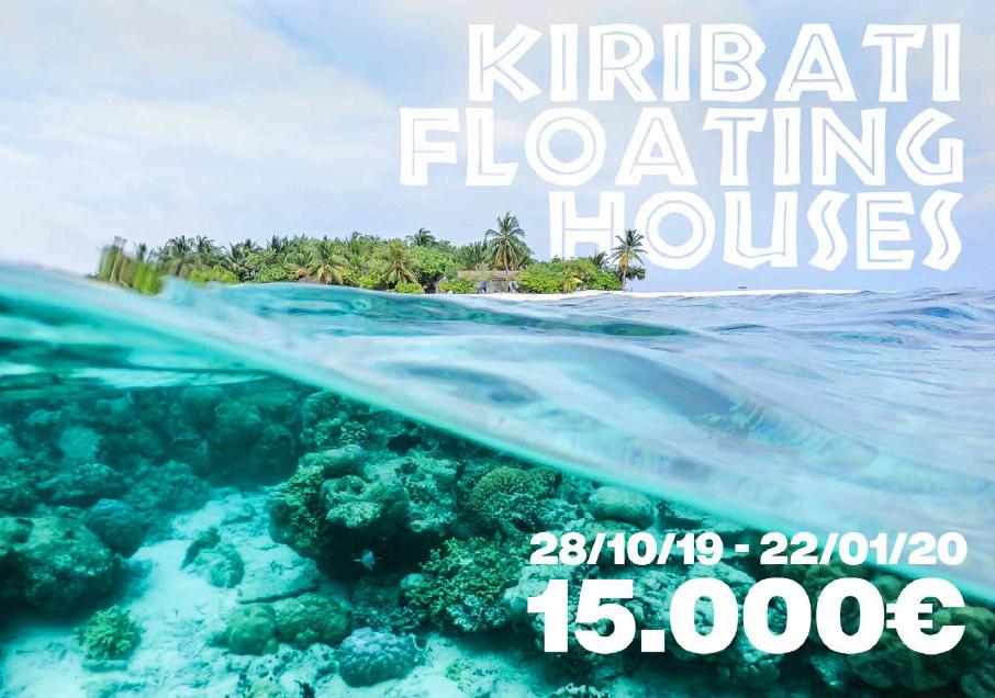 Case galleggianti Kiribati, modello abitativo per affrontare la sfida del cambiamento climatico