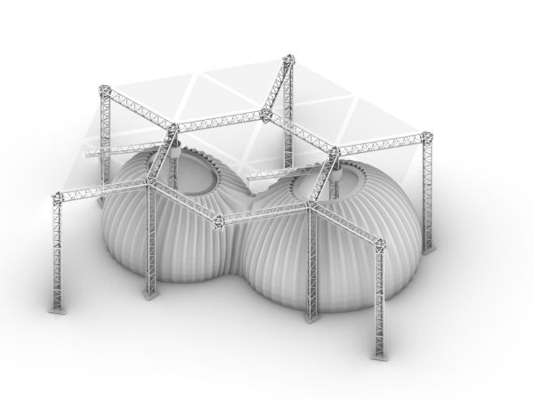 Schema della modalità costruttiva di Tecla con Crane Wasp