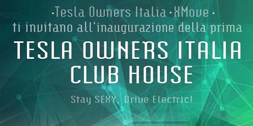 Inaugurazione prima Tesla Owners Italia Club House