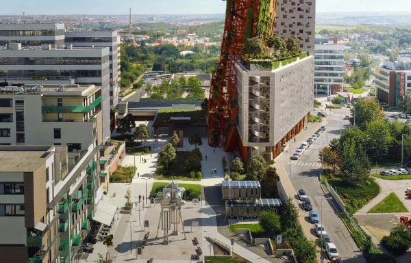 A Praga TOP TOWER, il grattacielo più alto della città ispirato ai cambiamenti climatici