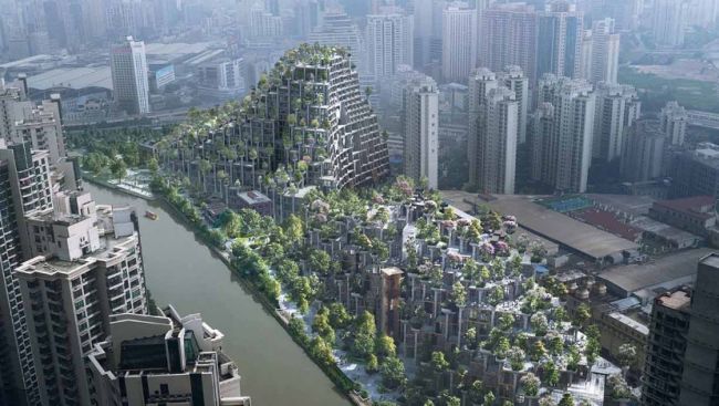 Il progetto “1000 Trees” di Shanghai: quando l’architettura ricorda la natura