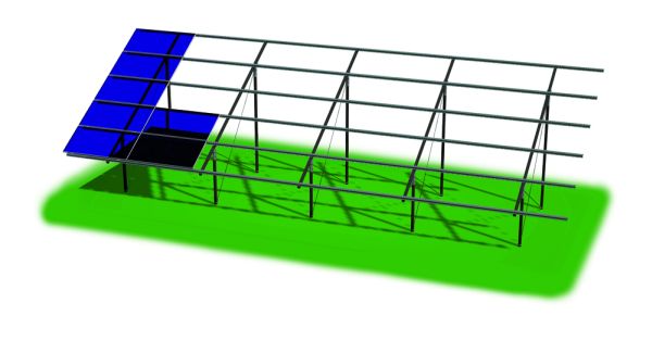 Modello ZENITH PLUS, sistema per pensiline e serre fotovoltaiche 1