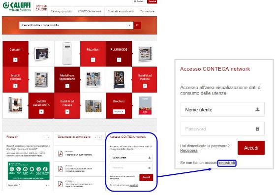 Conteca Network, gestione dei dati di consumo termico 1