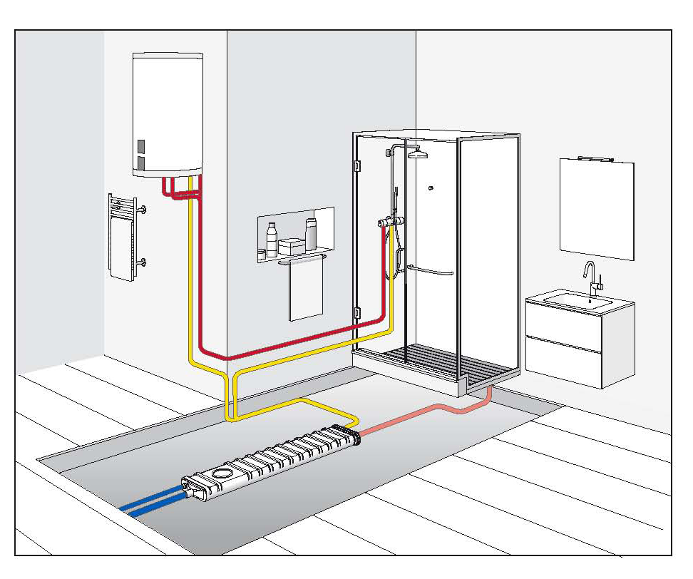 ECOSHOWER - Recuperatore di calore per scarichi idrosanitari 1