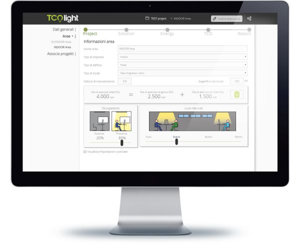 TCOlight, Software per il calcolo dei consumi energetici e del TCO secondo la norma EN15193 2
