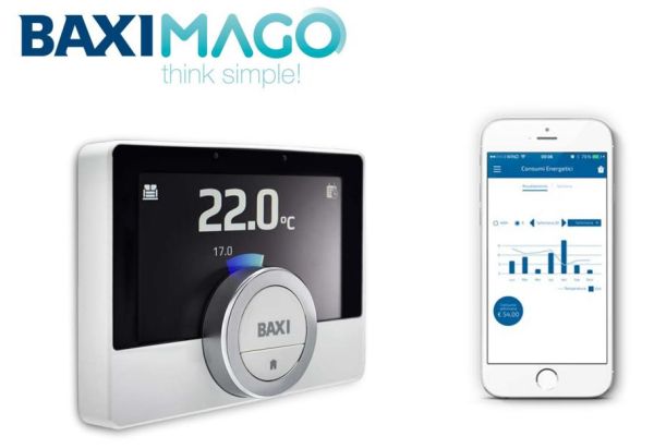 Cronotermostato con wi-fi integrato Baxi Mago 1