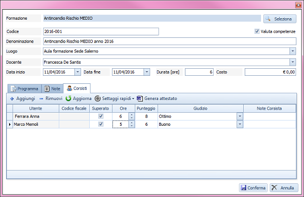 Software Blumatica Gestione e Formazione 2