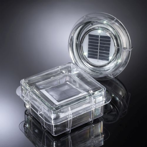 Mattoni fotovoltaici di vetro 1