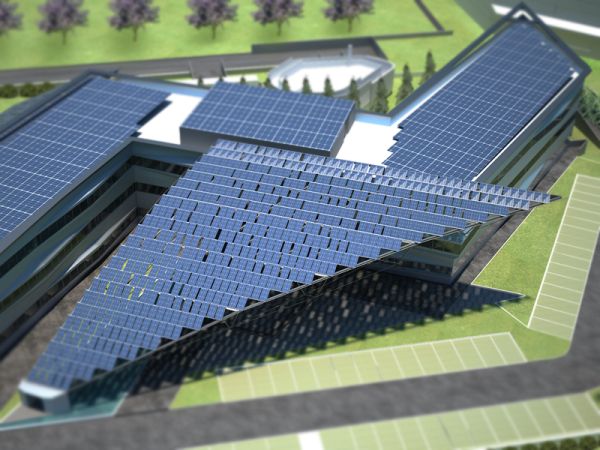 Energia fotovoltaica e geotermica per l'headquarters di Arval Italia 1