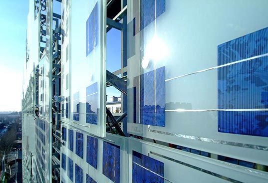 Facciata fotovoltaica a Beijiing