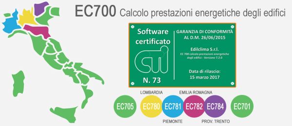 Calcolo prestazioni energetiche edifici: EC700 ancora più potente 1