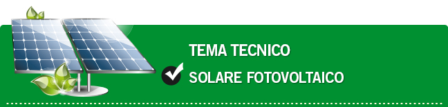 Solare fotovoltaico