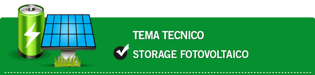 Storage - Sistemi di accumulo