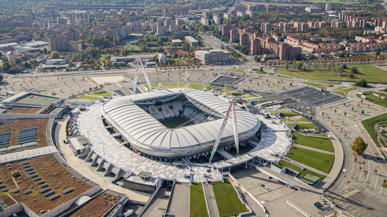 Vista aerea dello Juventus Stadium