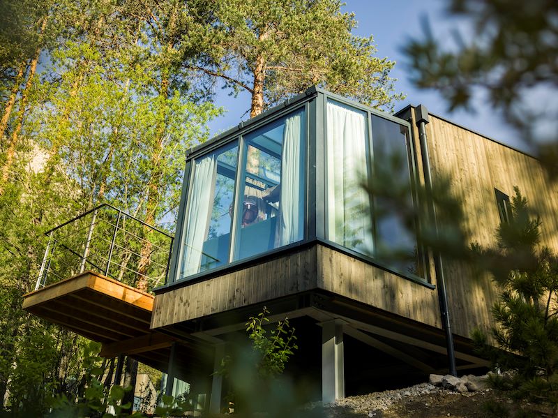 Skyview Chalet del Camping Toblacher See