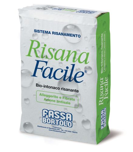 RisanaFacile®, nuovo bio-intonaco per interni ed esterni