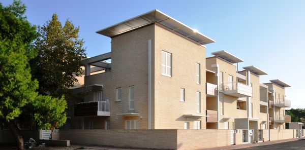 Residenza in classe A  in laterizio faccia a vista a Porto San Giorgio