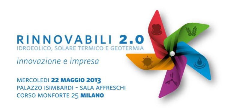 Rinnovabili 2.0. Idroeolico, solare termico e geotermia: innovazione e impresa