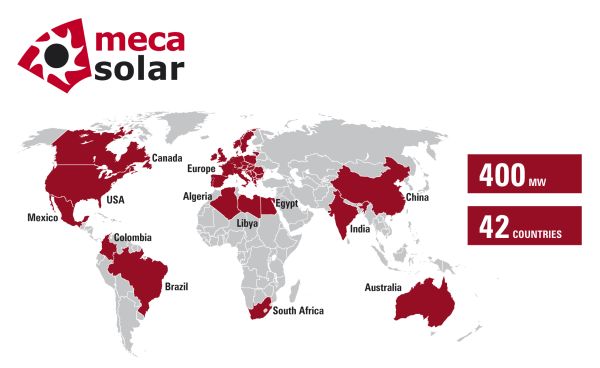 Nel primo semestre 2013 installati più di 400 MW di inseguitori solari Mecasolar