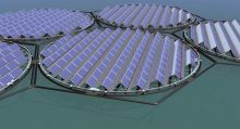 FTCC: impianto fotovoltaico galleggiante con sistema di raffreddamento e inseguimento