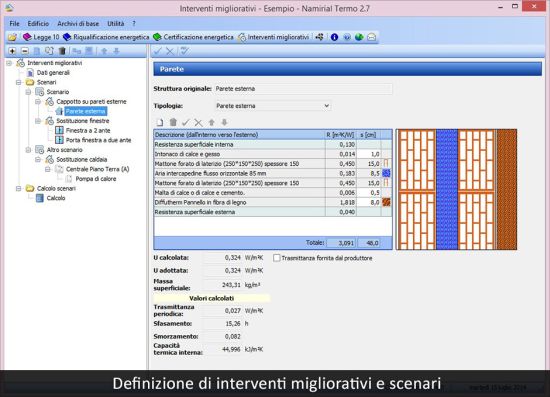 Nuovo modulo “Interventi Migliorativi” del software Termo