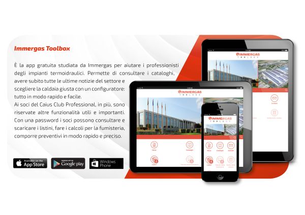 In casa Immergas arriva la App “TOOLBOX”