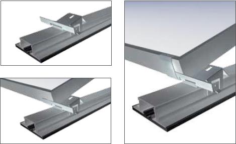 Sistema di montaggio AluGrid di Schletter distribuito da AS Solar