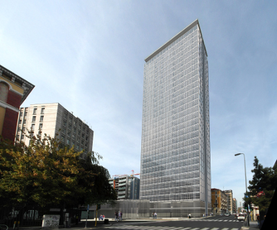Progetto di riqualificazione della Torre Galfa a Milano
