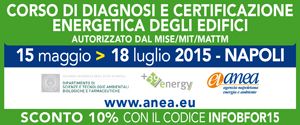 Da Napoli parte il Corso di  Diagnosi e Certificazione Energetica degli edifici