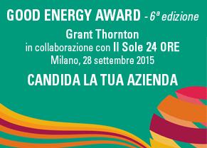 Premiazione del  “Good Energy Award” in occasione del 15° Italian Energy Summit