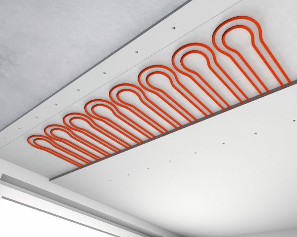 Sistema radiante a soffitto per riqualificazioni efficienti