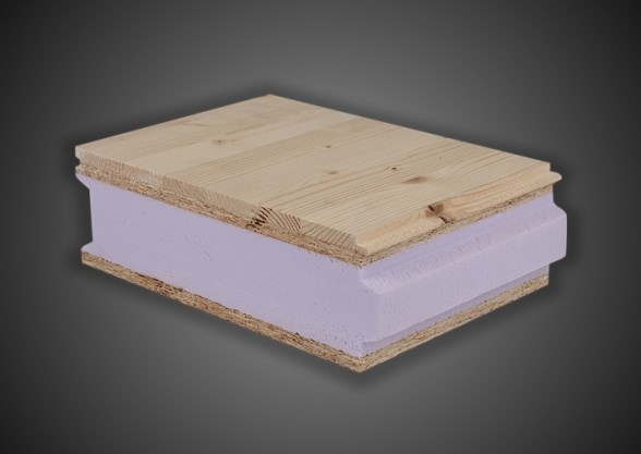 Pannelli Sandwich in polistirene estruso, poliuretano espanso e legno X-FOAM® WR e POLIISO® WR LC