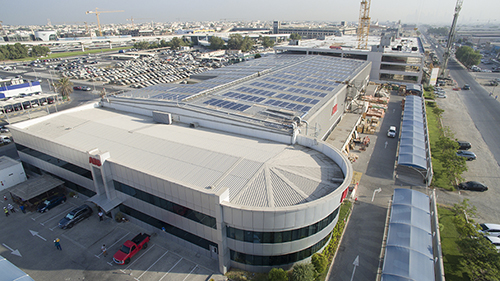 Uno dei più grandi impianti fotovoltaici su tetto di Dubai firmato ABB