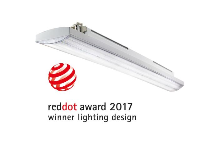 Illuminazione elegante ed efficiente premiata con il Red Dot Award