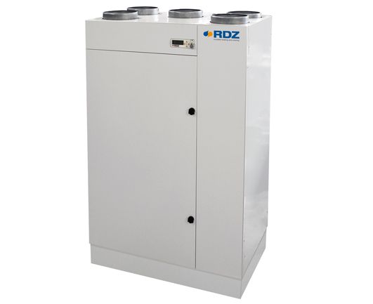 Unit Comfort UC 500-MVHE di RDZ per il rinnovo aria con recupero di calore ad alta efficienza