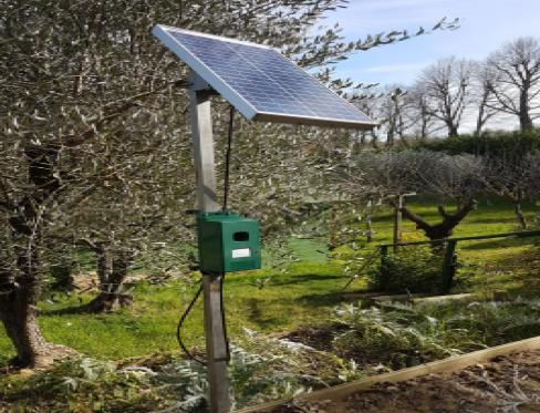 Fotovoltaico off-grid per proteggere le grandi superfici agricole