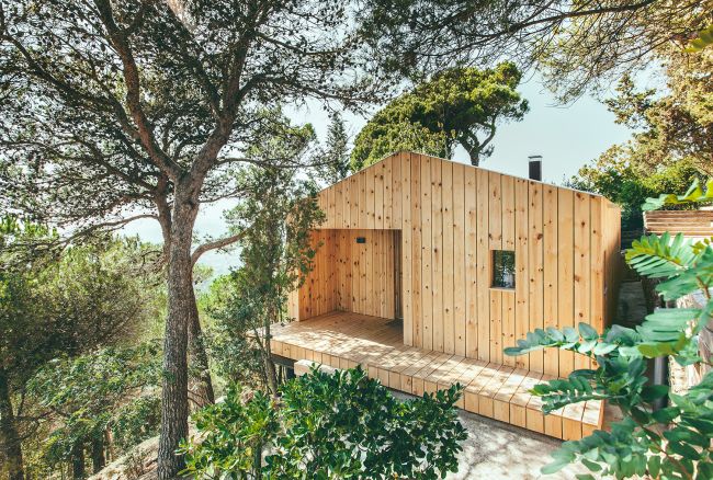Casa de Madera edificio prefabbricato sostenibile