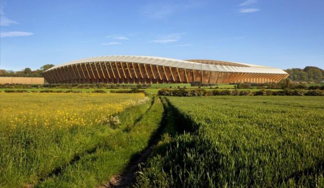 Eco Park Stadium: lo stadio interamente in legno di Zaha Hadid Architects