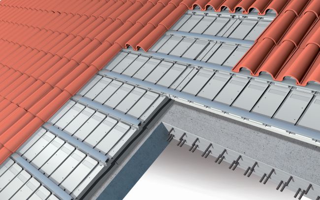 Pannello ventilato termoisolante sottotegola per il miglior isolamento