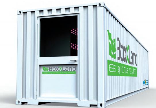 Agricoltura verticale in container che si adatta a ogni clima