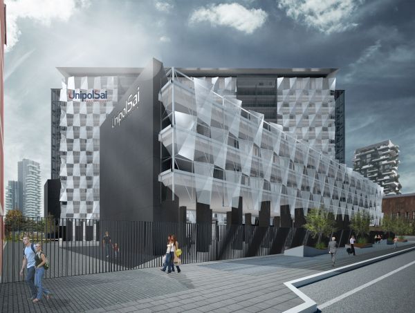Un edificio di design e “mangia smog”