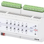 KNX: Attuatore combinato  6-12 canali